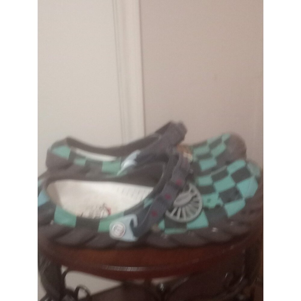 Crocs x Demon Slayer Tanjiro Echo Clog Limited Ed Men's Sz 12 Green Black Brown